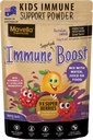 Kids Imunitate Support Powder - Imunitate Boost s vitaminem C A + E, Magnesium & Probiotika pro 9 Superbobulovin - Berry Taste Imunity Gummies Alternative 3.52oz (100g)