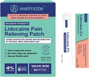WELMATE Ultimate Pain Relief Duo: 4% Lidokain Numbing Patch (30 Ct) a 5% Lidokain Cream (1 Oz)