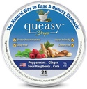 Tři Lollies Queasy Drops - Ease Chemoterapie Nausea & Travel Nemoci - Umožňuje sucho v ústech - Přírodní přísady - 21 ct