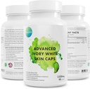 Přidáno Ivory bílé kožní kapsle - Maximální potence 2028 mg Glutathione Bělení kůže 90 Capsules- GSH - Nejlepší Whiteener- Whiteens / Zlehčuje vaši pokožku jazyk - Přírodní tmavé skvrny Remover- Lékař Vyhovuje