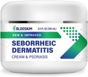 Seborrheická Dermatitida Obličejová krém - Tvář, Skalp & Tělo hydratační léčba pro Flaky, Itchy Skin - Denní krém pro Psoriázu a Dermatitida Relief - Muži a ženy - 3.4 Fl Oz