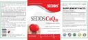 SEDDS ® CoQ10 Ubiquinol Kardiovaskulární doplněk zdraví, Denní vitamin pro srdeční zdraví a energii (60 Počet), Vysoce absorpční tekutý vodotěsný Softgel pro vysoký krevní tlak a cholesterol