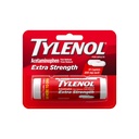 Tylenol Extra síla 500 mg Acetaminofen Kaplety, Reliever bolesti a horečka Reducer, Acetaminofen pro menší artritidu Bolest hlavy, Bolest zad a bolest zubů, Cestovní velikost, 10 ct