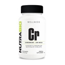 NutraBio Chelated Chromium GFT - 200 mcg - 90 Zeleninové kapsle