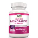 Pokročilá menopauza Podpora - Přírodní ženské hormonální komplex pro návaly horka, Mood Swings & Vaginální suchost - Black Cohosh, Soy Isoflavones & Bylinné Extract Formule - Nezahrnuje hormony