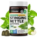 BIO KRAUTER Štípající gumové gumy - 7500 mg Síla - 60 Chews - Kořen kopřivky 10: 1 Extrakt - Příplatek k podpoře močení - Veganské gumy Gelatin- Free Formule