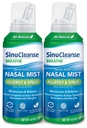 SinuCleanse Alergie & Sinus Sterilní Saline Nasal Spray, Ultra Fine Mist, Okamžitě hydratuje a zmírňuje těžké Nasal zácpy kvůli alergie, 4.6 Oz (2 Pack), Made in USA