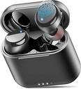 TOZO T6 Bezdrátové sluchátka, Bluetooth 5.3 Ušní budky, Stereo Sound v uších sluchátka, 50 hodin přehrávání, Bezdrátové nabíjení pouzdro, APP Přizpůsobitelné EQ, IPX8 Vodotěsné sluchátka