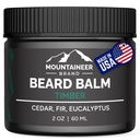 Mountaineer Brand Natural Beard Ball s dřevem Scent 124; Senty inspirované přírodou 124; Beard Máslo pro muže 124; Leave in Condidtioner I124; Hydrates, Softens a Tames I124; Made in West Virginia I124; 2oz