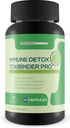Imunitní detox Toxibinder Pro - Detox & Imunitation Supplement - Nápověda Expel Toxiny - Natural Detox Cleanse - Psyllium, Vitamin C, Ginger, Zink, Pampelion Root - Kompletní Detox Imunitative Boost Podpora