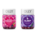 OLLY Gummy Aktivní imunita + Elderberry 45 Gummies, Spánek Gummy Occasional Sleep Support 50 Počet