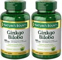 Přírodní Bounty Ginkgo Biloba 60 Mg, 200 Kapsle (17243) (Balení po 2)