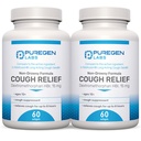P Puregen Labs Cough Relief pro dospělé Dextromethorphan HBr 15mg (120 Softgels) 8- Hodina, Non- Drowsy, Long- Lasting Bronchial Suppressant I124; Věk 12 + 124; Porovnat s Robafen a Robitussin 2Pack