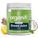 Organifi Green Juice - Powder Supplement with Organic Spirulina, Ashwagandha, and Chlorella - Pomáhá dosáhnout Fitness cíle a snížit hladinu kortizolu, 30denní dodávky