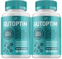 Gutoptim Advanced Probiotické kapsle, Gutoptim Probiotika Podpora pro stravitelné zdraví pilulky, Gutoptim Recenze, Gut dodatek a stravitelná podpora (2 Pack - 120 Kapsle)