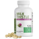 Bronson Milk Thistle Silymarin Marianum & Dandelion Extract Jaterní podpora, Antioxidant Support, Detox, 120 Kapsle