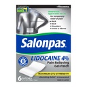 Salonpas Lidokain 4% bolest ulevení Gel- Patch, 6 Počet, pro záda, krk, rameno, kolena a loket bolest