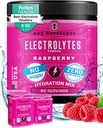 KEY NUTRIENTY Multivitamin Electrolytes Powder No Sugar - Juicy Raspberry Electrolyte Powder - Hydration Powder - No Calories, Gluten Free Keto Electrolytes Powder - 90 Servings - Made in USA