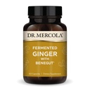 Dr. Mercola fermentovaný zázvor s Benegut - Podporuje stravitelné & Gut zdraví - AIDS Occasional Gas, Bloating & Discomform - Non- GMO, gluten- Free & Soy- Free - 60 Kapsle (60 Služeb)