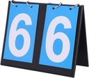 Přenosný Stolní Správce, Easy Flip Indoor / Outdoor Score Counter Scoring systém pro stolní tenis basketbal fotbal Baseball a další (2 číslice)