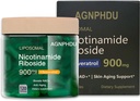 AGNPHDU- Lipozomální nikotinamid Ribosid 120 Kapsle Resveratrol, Quercetin - NAD dodatek pro antiaging, energie, Focus 900mg doplněk stravy