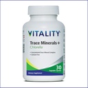 Vitality Stopy Minerály + Chlorella - 30 dní / Capsules - Kanaďan- Made Full Spectrum minerální komplex 124; Mangan, zinek, Selen & More 124; Podporuje energii a imunitu. Vegan, Allergen-Free.