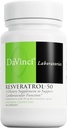 DAVINCI Labs Resveratrol- 50 - Pomáhá podporovat imunitní systém, zdraví kostí a srdce s Resveratrol * - Gluten- Free & Vegetarian - 60 Kapsle