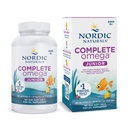 Nordic Naturals Complete Omega Jr., Lemon - 180 Mini měkké gely - 283 mg Omega- 3s & 35 mg GLA - Zdravé kódování, funkce nervového systému - Non- GMO - 90 Služebnictví
