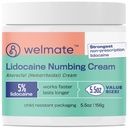 WELMATE 5% Lidokain Hemoroid Relief Cream, Maximální síla Anorektální krém, 5.5 oz
