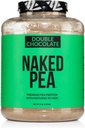 NAKED Pea - Double Chocolate Protein from US & Canadian Farms, Organic Cocococonut Sugar - No GMO, No Soy, and Gluten Free, Aid Growth and Recovery - 53 Servings