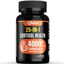 Cortisol Zdravotní dodatek, 25- in-1 Cortisol Reducer pro ženy a muže, Cortisol doplňky pro s Ashwagandha, Rhoddiola Rosea, L- Theanine, 10 Kapsle