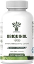 Ubiquinol CoQ10 100mg - Vylepšená biologická dostupnost, dodatek k vysoké absorpci - Non- GMO, Gluten zdarma pro srdeční zdraví a kardiovaskulární podporu, 60 Kapsle