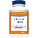 Vitamin Shoppe Psylium Husks - Plantago Ovata Fiber dodatek, který podporuje Regularitu a zdravý cholesterol, 840 mg na servírování - Lepek zdarma (300 Kapsle)