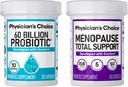 Lékařský choice Menopauza Support + stravovací balíček pro podporu zdraví - 60ct