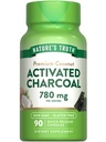 Nature 's Truth Activated Charcoal Capsules 124; 90 Count Activated 124; Non-GMO & gluten Free Supplement