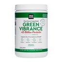 Vibrační zdraví, Zelená vibrace, Zahrnuje 65 Plant- Based Superfoods, 25 miliard Probiotika, Vlákna, Adaptogeny & Enzymy, 30 Služeb