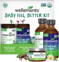 Útulky Organic Baby Cítit lépe Kit pro 4 měsíce + current 124; Den & Night Symbol s hrudník & Noha Rub Current 124; Soothing Comfort * pro děti current 124; USDA Certified Organic, Non- GMO, Gentle Baby Care Set