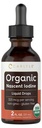 Carlyle Organic Nascent jód kapalné kapky 124; 2 fl oz 124; Vegan dodatek 124; Non- GMO, gluten zdarma