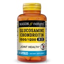 MASON NATURAL Glucosamine Chondroitin 1500 / 1200 s vitamínem C, podporuje společné zdraví pro normální flexibilitu a mobilitu *, 60 Kapsle