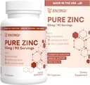 EMEGI Zinková směs s vitaminem A, B-3 & B-6, doplněk imunitní podpory s marshmellow kořene, Tapelion kořenový extrakt & Shiitake Houba, 90 Zinek doplňky Kapsle