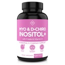 Optifikovat Myo-Inositol & D- Chiro Inositol dodatek pro ženy - 40: 1 Poměr plus folát a vitamín D - Podpora zdravé hormonální rovnováhy, pravidelné cykly, a ovariální zdraví - 30- denní zásobování