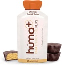 Huma Plus (Double Electrolytes) - Chia Energy Gel, Čokoládové oříškové máslo, 24 Gels - Žaludek Friendly, Real Food Energy Gels