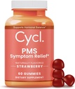 PMS Support Gummies for Women - Chasteberry Supplement for Hormon Balance & Menstrual Cramp Relief - 60 Počet