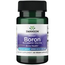Swanson Boron z Albionu - Boroganský Glycin dodatek Podpora Společné zdraví a zdraví kostí - Vysoká absorpční vzorec může podpořit celkovou rovnováhu - (60 kapslí, 6 mg každý)