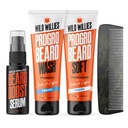Wild Willies Beard Care Kit, Biotin opevněné šampon a kondicionér s kofeinem, dvě 4-Oz láhve, podporuje zdravý růst medvědů