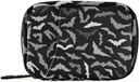 Pill Box Halloween Netopýři 7 den Pill Pouzdro Pouzdro Pořadatel Bag se zipem Přenosný Týdenní vitamin Medicine Dodatek Držák Pouch Bag