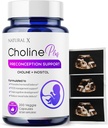 Cholin a Inositol Předpokladem Vitamíny pro ženy - Plodnost Směs doplněk, podporuje zdravé těhotenství a kognitivní vývoj dítěte, zvýšená kvalita vajec, Hormon Balance (200 Kapsle)