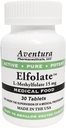 ELFOLATE ® 15mg L- methylfolát methyl folát methylfolát lékařský doplněk stravy Profesionální síla aktivní čistý potenciál 30 tablet