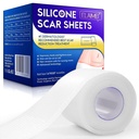 Nové průhledné silikonové Jisticí listy (1.6 "x 120" Inch - 3M), Away Jisticí pásky, Jisticí pruhy, Volitelné, Profesionální Jisticí odstraňovací listy pro C- Section, Chirurgie, Burge, Keloid, Acne et, Jisticí Patch.