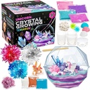 Original Stationery Crystal Growing Kit - Unicorn Terrarium, 6.3 x 5.8 in, Multicolor - STEM Science & Craft kits for Kids Ages 7-12 - Grow Your Own Crystal Garden with Magic Rocks & Flower Charms